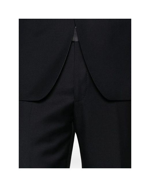 Tagliatore Black Suits Blue for men