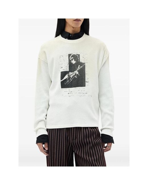Ann Demeulemeester Gray Emil Long-Sleeve T-Shirt for men