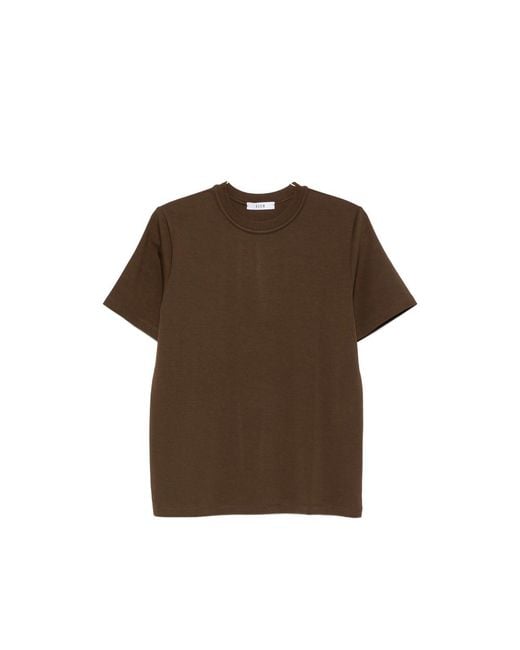 ELEH Brown Short-Sleeve T-Shirt