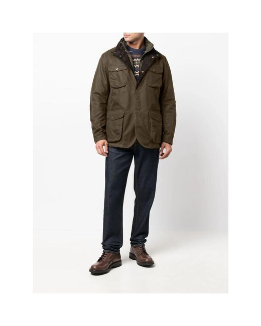 Barbour Green Outerwears for men