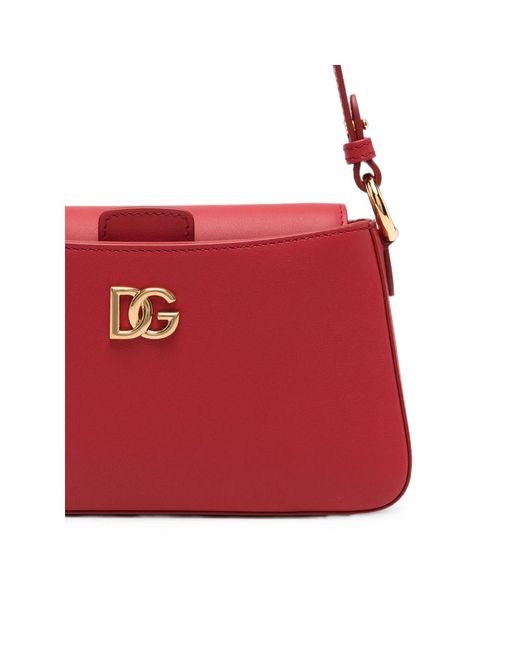 Dolce & Gabbana Red Dolce & Gabbana Shoulder Bags