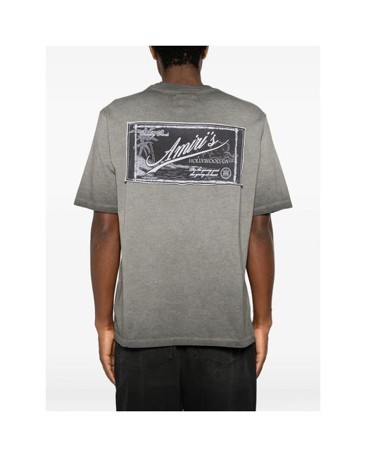 Amiri Gray T-Shirts & Vests for men