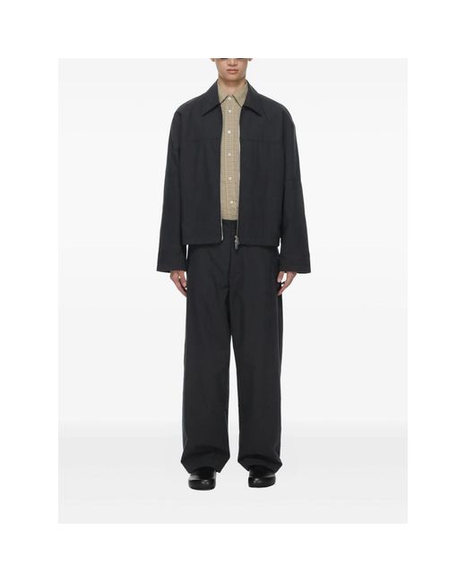 Studio Nicholson Blue Double Pleat Volume Pant for men