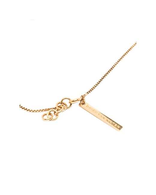 Dries Van Noten Metallic Necklaces for men