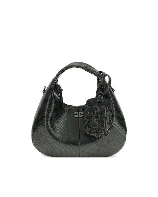 Ganni Black Shoulder Bags