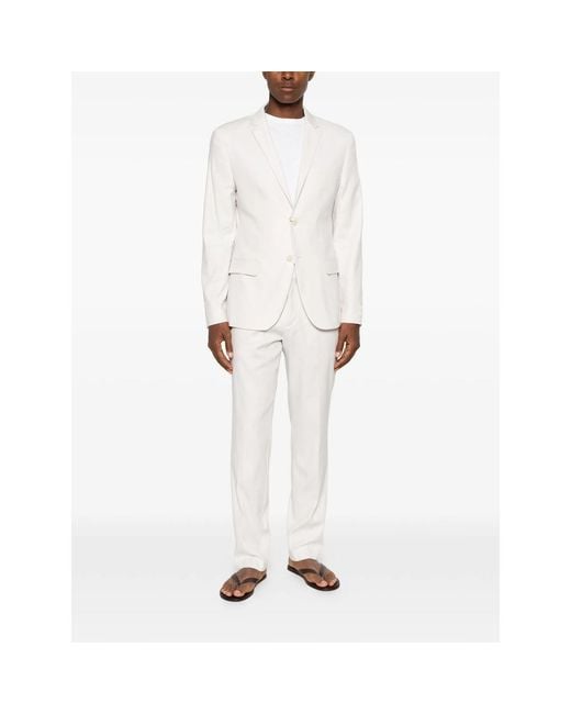 Calvin Klein White Suit Trousers for men