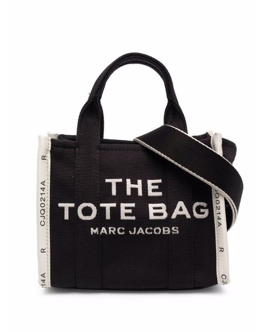 Marc Jacobs Cotton The Jacquard Mini Tote Bag in Black Lyst