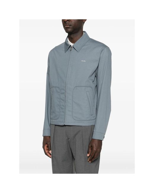Prada Blue Jackets for men