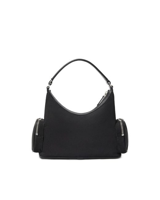 Stella McCartney Black Zip Pocket Shoulder Bag