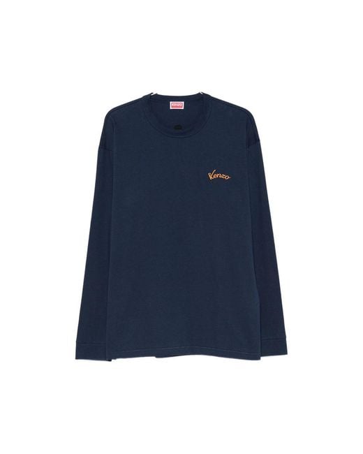 KENZO Blue T-Shirts And Vests for men