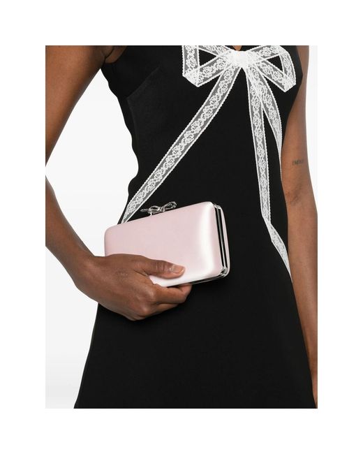 Self-Portrait Pink Clutch Bags