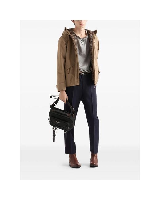 Prada Black Messenger Bags for men