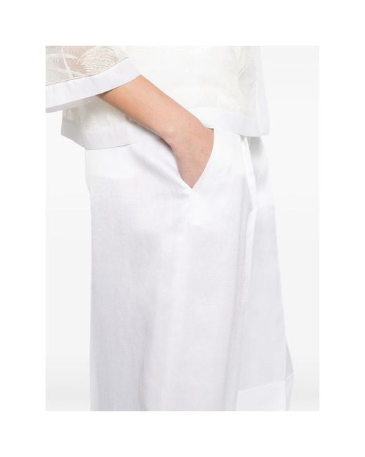 Peserico White Shorts