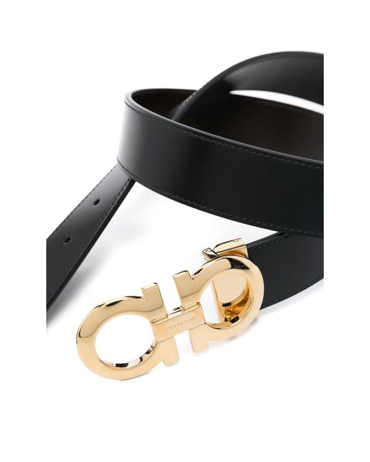 Ferragamo Black Belts for men