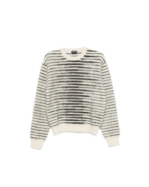 Tom Ford White Neutrals Sweaters & Knitwear for men