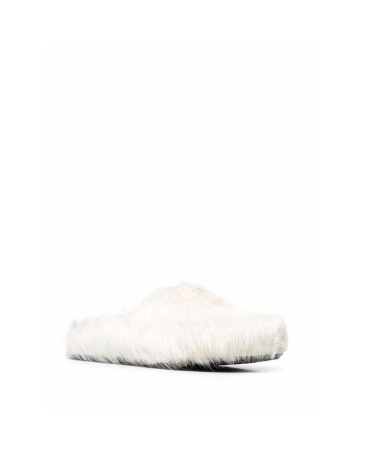 Marni White Slippers for men