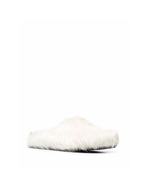 Marni White Slippers for men