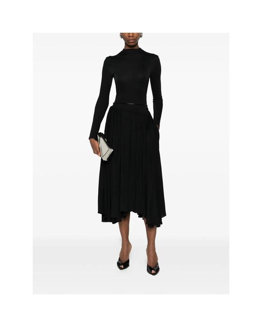 Alaïa Black Alaã¯A Dresses