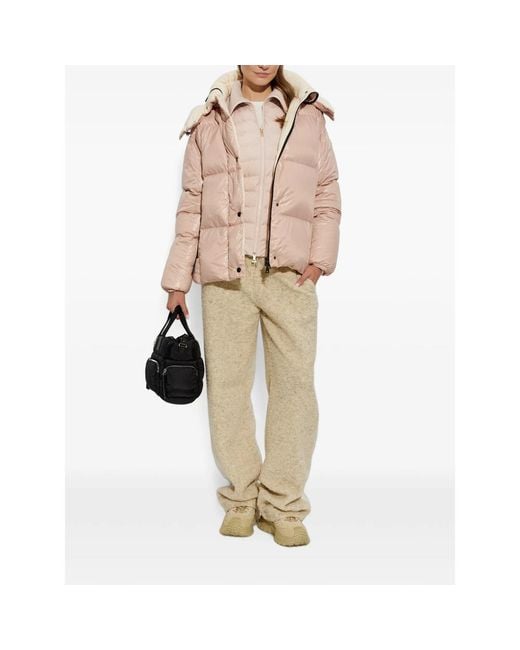 Moncler Pink Puffer Jacket 'Parana'