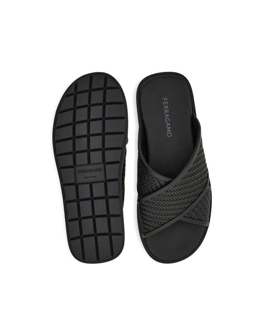 Ferragamo Black Shoes for men