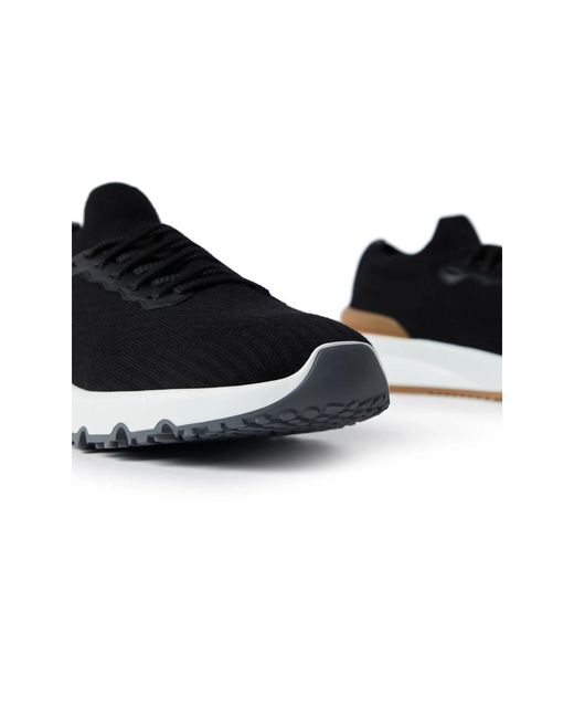 Brunello Cucinelli Blue Lace-Up Sneakers for men