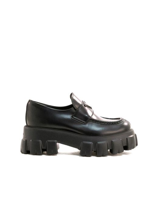 Prada Black Loafers