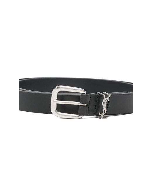 Saint Laurent Black Belts for men