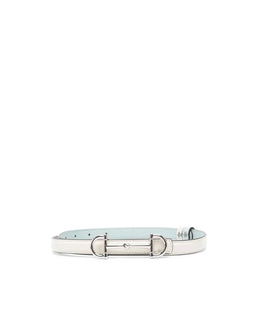 Gucci White Neutrals Belts