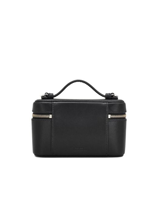 Marc Jacobs Black The E/W Vanity Leather Cross Body Bag