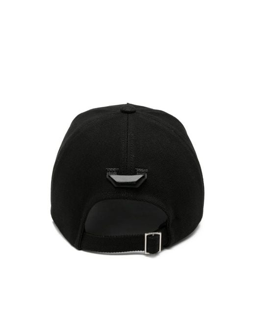 Adererror Black Embroidered-Logo Baseball Cap for men