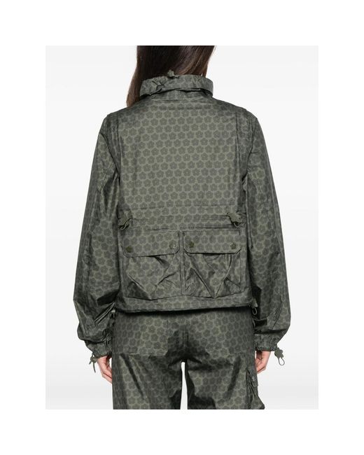 The North Face Green X Cecilie Bahnsen Patch-Pocket Jacket