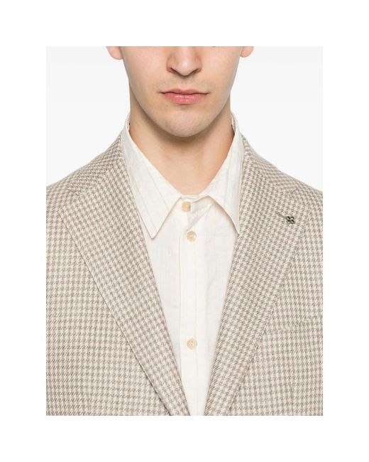 Tagliatore Gray Neutrals Jackets for men