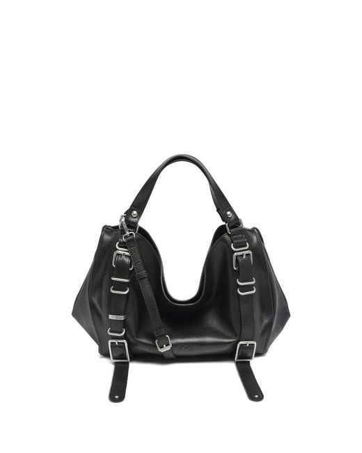 DIESEL Black D-One-Medium Top-Handle Bag