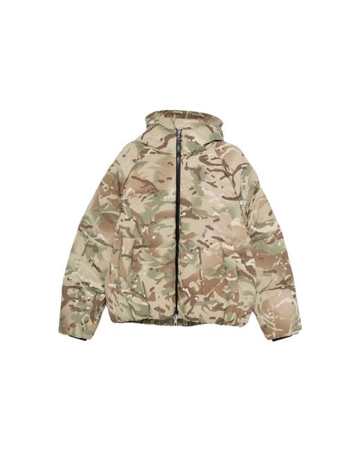 Cole Buxton Natural Camouflage Hooded Jacket for men