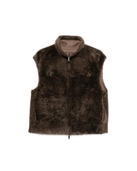 Joseph Brown Reversible Shearling Jacket