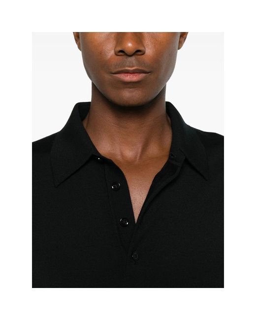 Tom Ford Black Polo Shirts for men
