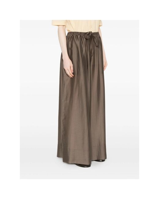 Entire studios Brown Drawstring-Waist Palazzo Pants