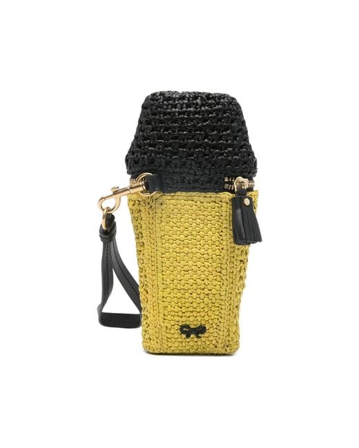 Anya Hindmarch Yellow Stabilo Boss Original Zip Coin Purse Charm