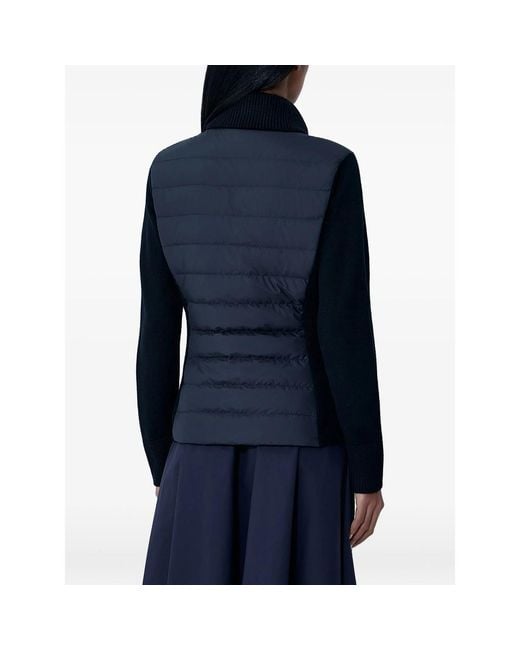 Moncler Blue Outerwears Black