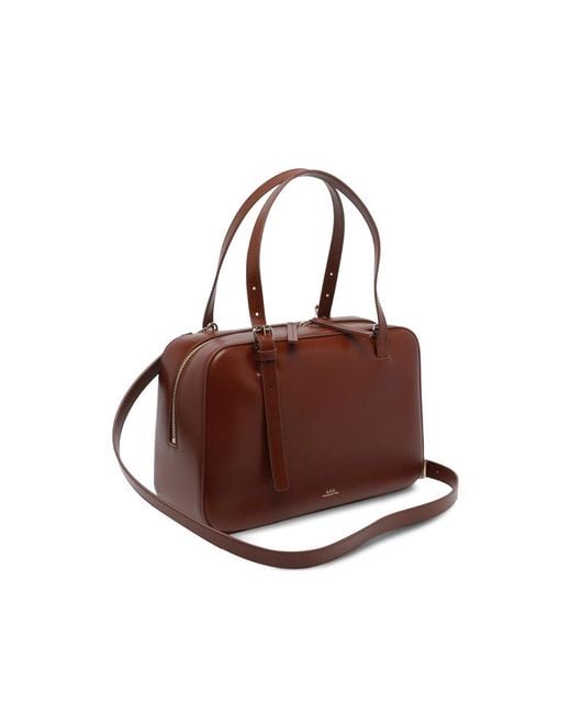 A.P.C. Brown Shoulder Bags