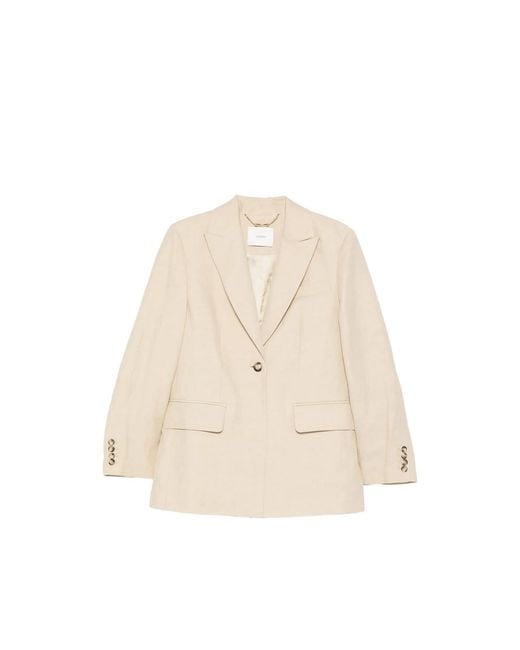 Joseph Natural Blazer Linen