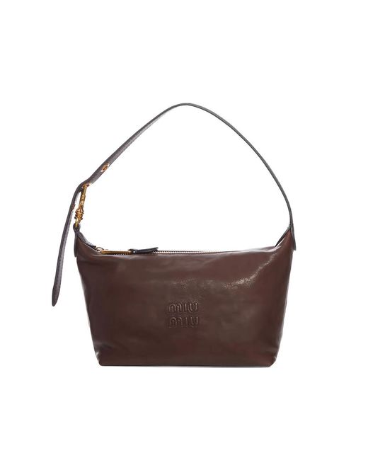 Miu Miu Brown Tote Bags