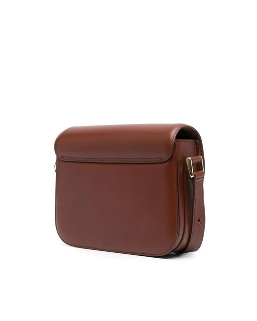 A.P.C. Brown Shoulder Bags for men