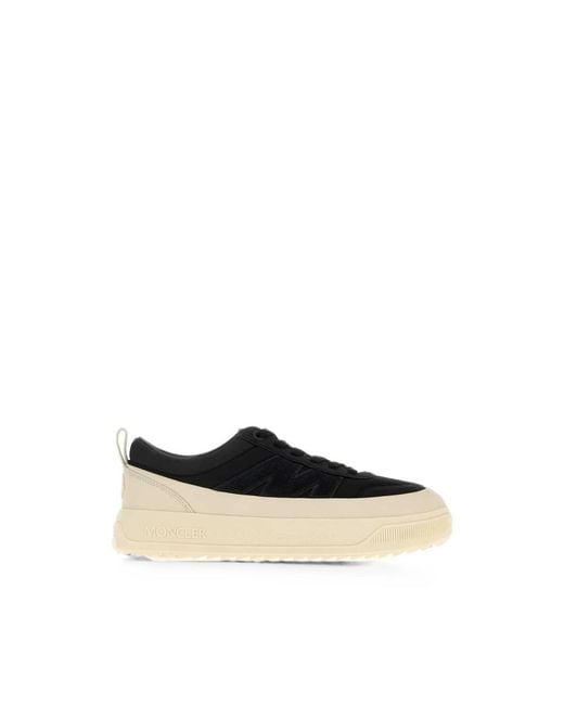 Moncler Black Altive Panelled Sneakers for men