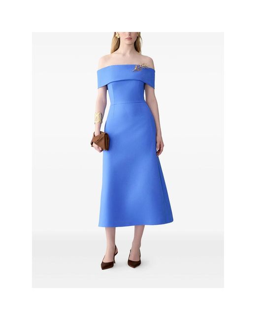 Carolina Herrera Blue Dresses