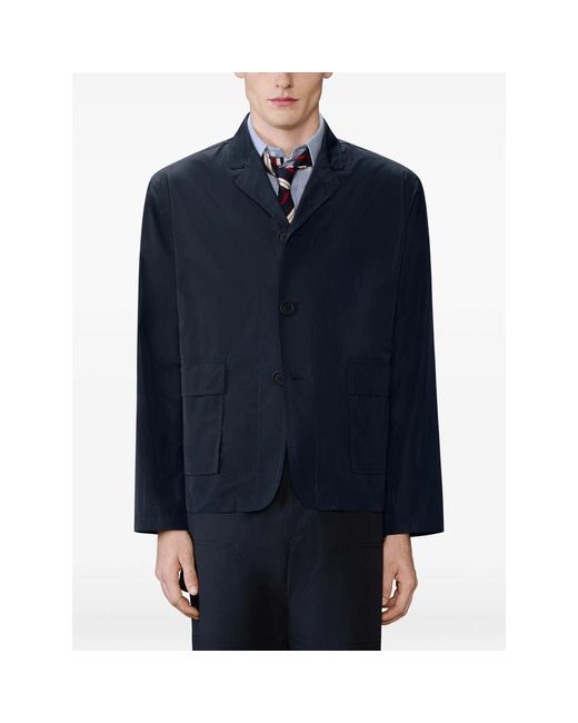 Thom Browne Blue Outerwears for men