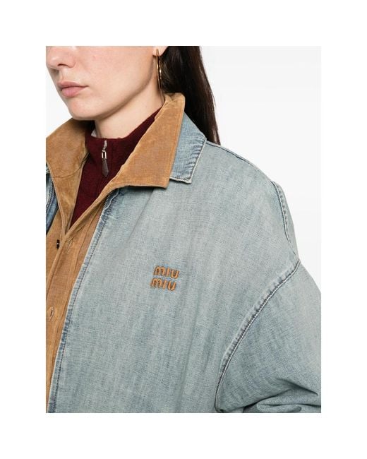 Miu Miu Blue Jackets