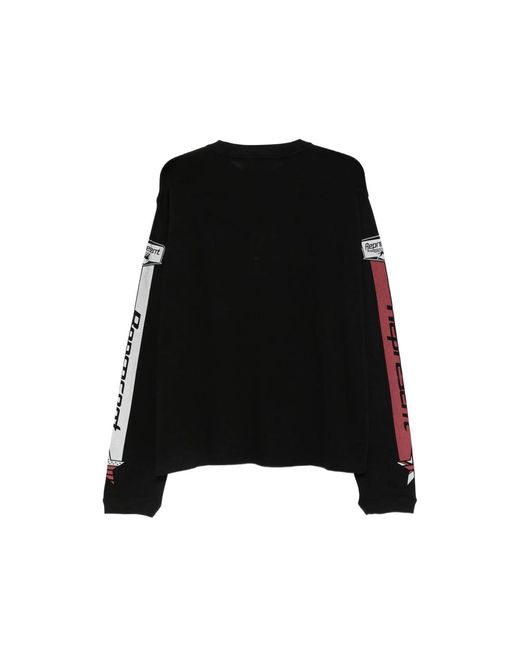 Represent Black T-Shirt Cotton for men