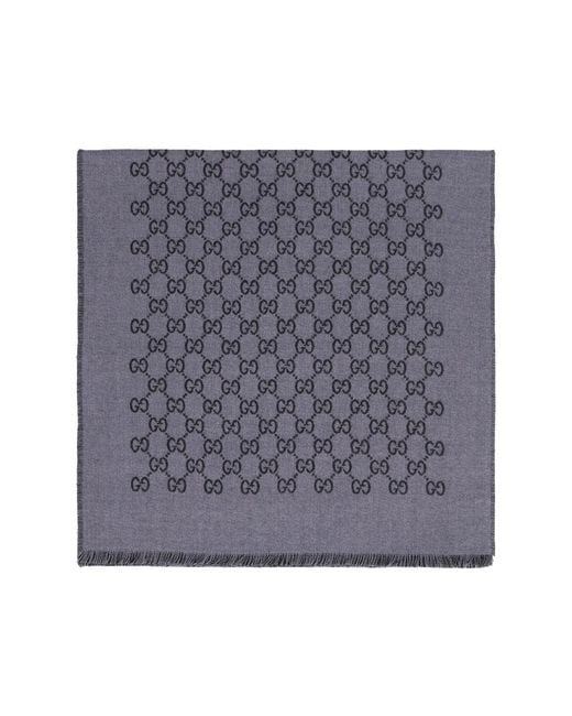 Gucci Gray Scarves for men