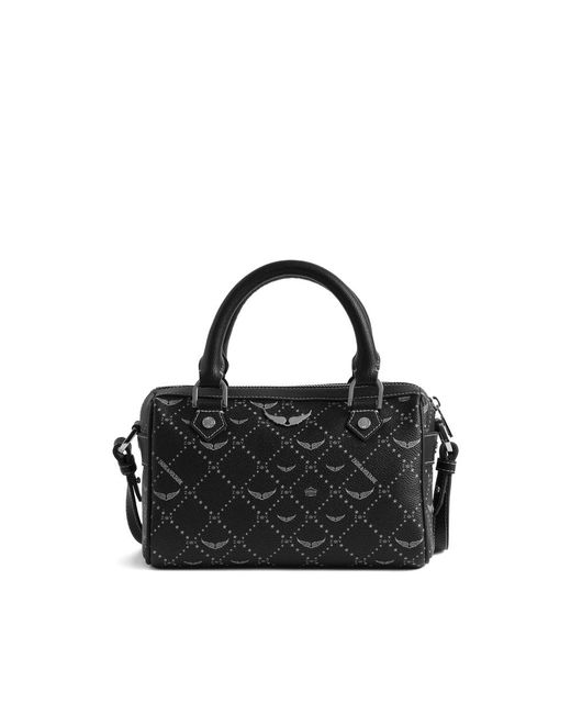 Zadig & Voltaire Black Sunny Small Vibe Monogram Bag